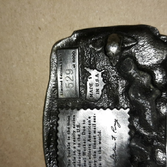 U S Postal Worker 1987 Belt Buckle - Picture 4 of 4